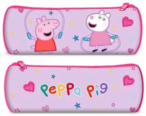 Κασετίνα βαρελάκι &quot;Peppa&quot;  22x8x8εκ.  τμχ.