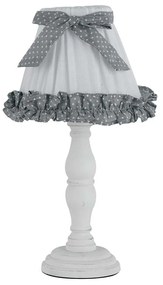 Φωτιστικό Επιτραπέζιο Παιδικό I-Candy-Lume 8031440352642 White-Grey Luce Ambiente Design Wood, Fabric