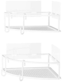 Ράφι Οργάνωσης Γωνιακό Cubiko 1018616-660 23x23x8cm White Umbra Metal