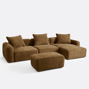 Μονάδα καναπέ για αρθρωτό καναπέ, από ζακάρ chenille, AMAD