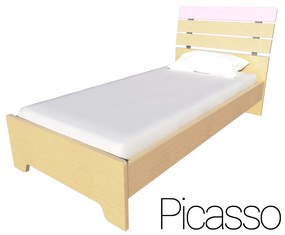 Παιδικό Ημίδιπλο 110x190 Κρεβάτι Λιλά Irven Picasso