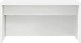 vidaXL Επιτοίχιο γραφείο Λευκό 60 x 45 x 30 cm Επεξεργασμένο ξύλο