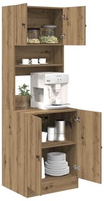 vidaXL Ντουλάπι Κουζίνας  από Ξύλο Δρυός 60x50x180 εκ. Κατασκευασμένο από Ξύλο.