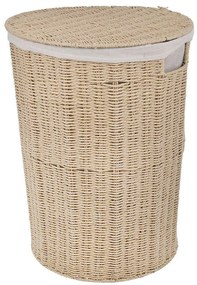Καλάθι Απλύτων Με Καπάκι Botanica 02-18740 40x40x55cm Natural Estia Rope