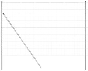 vidaXL Euro Fence με 7 Πόλους 1.6x10 μ Γαλβανισμένος Χάλυβας