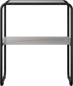 vidaXL Τραπέζι κονσόλας Γκρι Sonoma 80 x 42,5 x 70 εκ