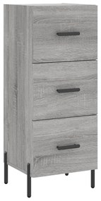 Ντουλάπι Γκρι Sonoma 34,5x34x90 εκ. από Επεξεργασμένο Ξύλο - Γκρι