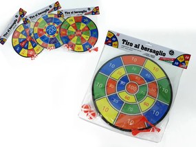Παιδικός Στόχος Σκοποβολής Φ36cm Με 2 Βελάκια Και 2 Μπάλες Πλαστικό Σε Διάφορα Σχέδια Για 3+ Ετών