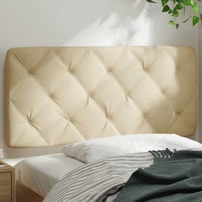 vidaXL Μαξιλάρι για Κεφαλάρι Κρεμ 100 εκ. Υφασμάτινο