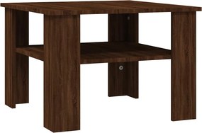 vidaXL Τραπεζάκι Σαλονιού Καφέ Δρυς 60x60x42 εκ. Επεξεργασμένο Ξύλο