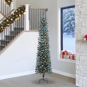 vidaXL Τεχνητό Χριστουγεννιάτικο Δέντρο με 300 LED Πράσινο 240 cm