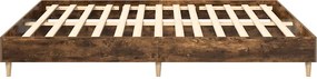 vidaXL Πλαίσιο κρεβατιού χωρίς στρώμα 200x200 εκ. Επεξεργασμένο Ξύλο