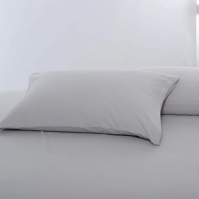 Ζεύγος Μαξιλαροθήκες (50x70) Silk Fashion Jersey L.Grey