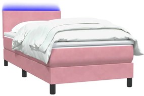 BOX SPRING ΚΡΕΒΑΤΙ ΜΕ ΣΤΡΩΜΑ ΡΟΖ 80X210 ΕΚ. ΒΕΛΟΥΔΙΝΟ 3316670