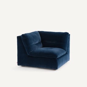 Γωνιακή πολυθρόνα σύνθεσης, βελούδο, Giuliano