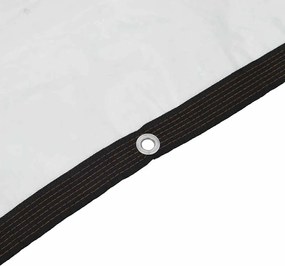 vidaXL Σαφής μουσαμάς με οπές 4x4 m Πολυαιθυλένιο