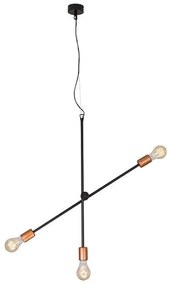 Φωτιστικό Οροφής Sticks III 6268 Black-Copper Nowodvorski Metal