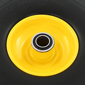 vidaXL Ρόδες για Καρότσια 2 τεμ. 3.00-4 (260x85) Συμπαγής Πολυουρεθάνη