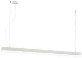 Κρεμαστό Γραμμικό Ράγα 1500x36xH1200mm Led 40w 4400lm 4000K 170° 240-240V Λευκό Viokef Aria 3911-0018-4-W-N