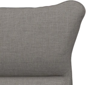 vidaXL Πολυθρόνα Taupe 69 x 74 x 93 εκ. Ύφασμα και Κόντρα Πλακέ