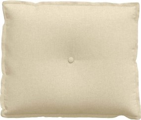 vidaXL Μαξιλάρι Πλάτης Κρεμ 60 x 19 x 50 εκ ύφασμα