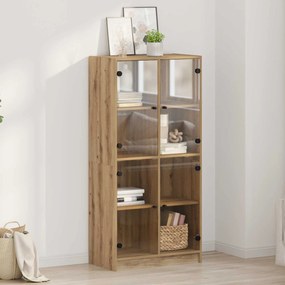 vidaXL Highboard Artisan Oak 68 x 37 x 142 εκ Επεξεργασμένο ξύλο