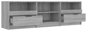 vidaXL Έπιπλο Τηλεόρασης Γκρι Sonoma 150x33,5x45 εκ. από Επεξεργ. Ξύλο