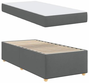 vidaXL Σκελετός Κρεβατιού Σκούρο γκρι 80 x 200 cm Πολυεστέρας