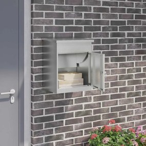 vidaXL Θυρίδα Πακέτων Μαύρο 47,5 x 38 x 59 εκ. Επικαλυμμένος Χάλυβας