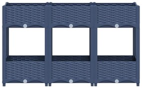 vidaXL Ζαρντινιέρα 120 x 40 x 71 εκ. από Πολυπροπυλένιο