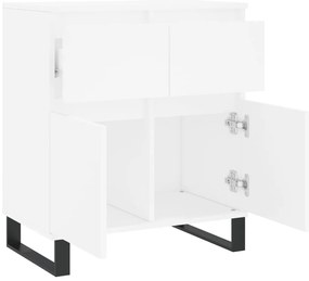 vidaXL Συρταριέρα Λευκή 60 x 35 x 70 εκ. από Επεξεργασμένο Ξύλο