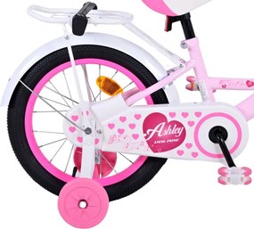 Ashley 16 Inch 23 cm Girls Coaster Brake Light pink/White