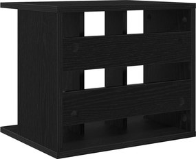 vidaXL Αποθήκευση Βινυλίου Μαύρη Δρυς 42 x 33 x 36 εκ.