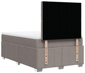 ΚΡΕΒΑΤΙ BOXSPRING ΜΕ ΣΤΡΩΜΑ TAUPE 120X200 ΕΚ. ΥΦΑΣΜΑΤΙΝΟ 3291653