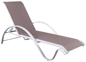 Ξαπλώστρα Next Ε264,31 67x194x29/47cm White-Beige