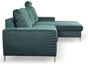 Γωνιακός καναπές Consuegra-Prasino