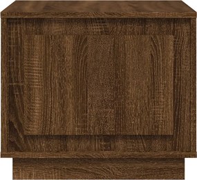 vidaXL Τραπεζάκι Σαλονιού Καφέ Δρυς 51x50x44 εκ. Επεξεργασμ. Ξύλο
