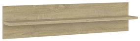 vidaXL Ραφιέρες Τοίχου 2 τεμ. Sonoma Δρυς 80 x 11,5 x 18εκ Μοριοσανίδα
