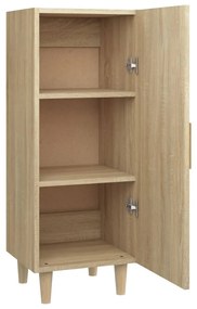 vidaXL Ντουλάπι Sonoma Δρυς 34,5x34x90 εκ. από Επεξεργασμένο Ξύλο