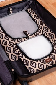 Stewehome Σετ 6 τεμαχίων οργανωτών βαλίτσας από τσόχα Μπεζ