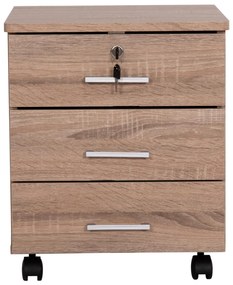 Συρταριέρα - Ντουλάπι Γραφείου HAYDEN σε Sonama 39.5x40x46.5Υεκ. 39.5x40x46.5 εκ.
