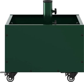 vidaXL Βάση ομπρέλας Πράσινο 45 x 45 x 45 cm Ατσάλι