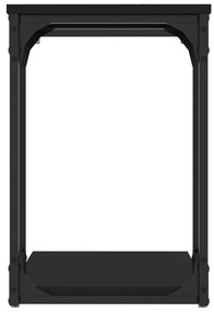 vidaXL Βοηθητικό Τραπέζι Μαύρο 50 x 35 x 52 εκ. από Επεξεργασμένο Ξύλο