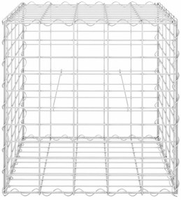 vidaXL Συρματοκιβώτιο Κύβος 50 x 50 x 50 εκ. από Ατσάλινο Σύρμα