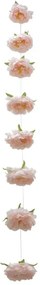 Τεχνητή Γιρλάντα Παιώνια 00-23838-20-1 22x180cm Somon Marhome Ύφασμα,Πλαστικό