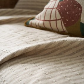 Ριχτάρι Πολυθρόνας (180x180) Gofis Home Elysia Silver Hemp Beige 531/06