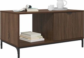 vidaXL Τραπεζάκι σαλονιού Καφέ δρυς 90 x 49 x 46 εκ.