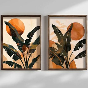 Κάδρα (Σετ 2Τμχ) 856EVL1630 50x3,5x70cm Multi Wallity Κάθετοι Mdf,Ξύλο