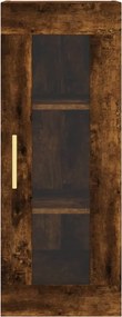 vidaXL Ντουλάπι Καπνιστή δρυς 34,5x34x180 εκ. από Επεξεργασμένο Ξύλο