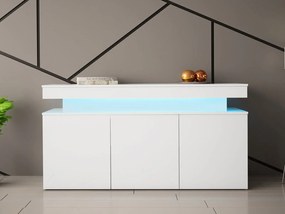 Μπουφές Glossa 160 με LED-Leuko